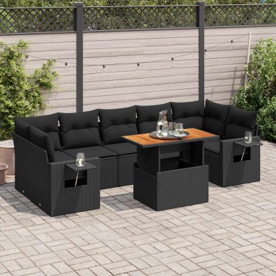 Sofa set with cushions, 8...