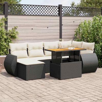 Sofa set with cushions, 7...
