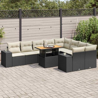 Garden set with cushions,...