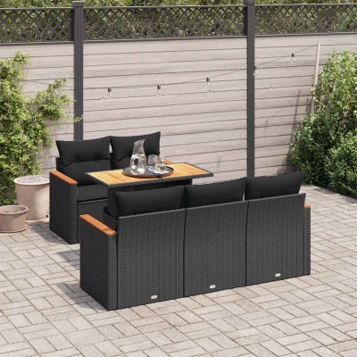 Garden set with cushions, 6...