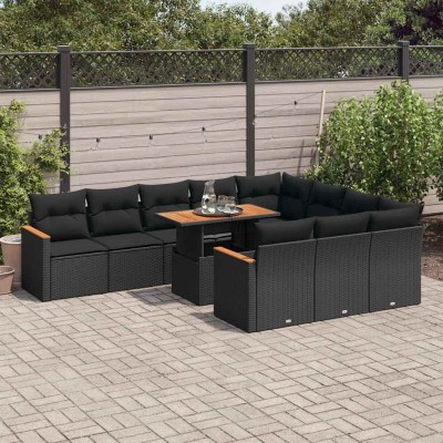 Garden set with cushions,...