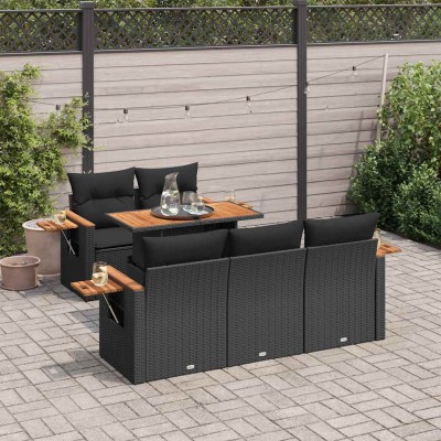 Garden set with cushions, 6...
