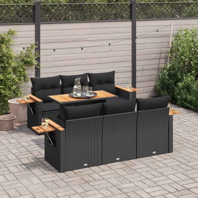 Garden set with cushions, 7...