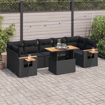 Garden set with cushions, 8...