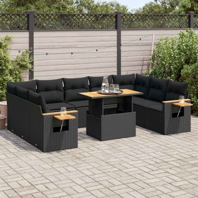 Garden set with cushions,...
