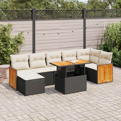 Garden set with cushions, 8...