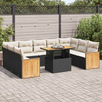 Garden set with cushions,...