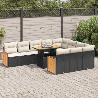 Garden set with cushions,...