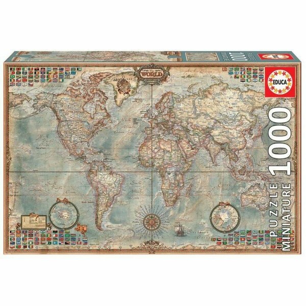 Pusle Educa The World 16764 1000 Tükid, osad