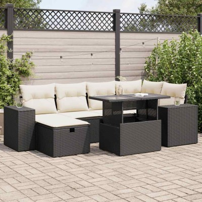 Sofa set with cushions, 8...