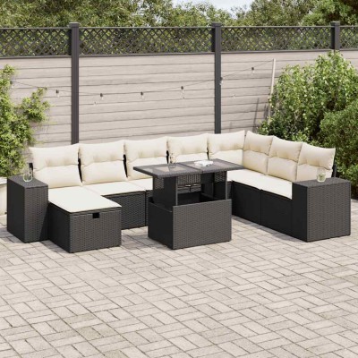 Garden set with cushions, 9...
