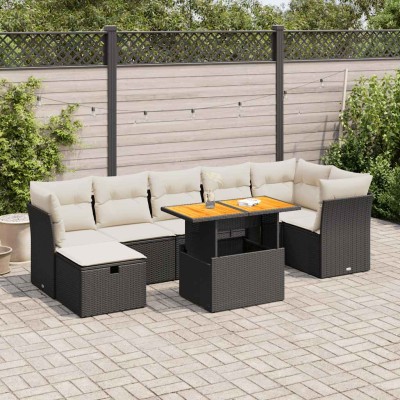 Garden set with cushions, 8...
