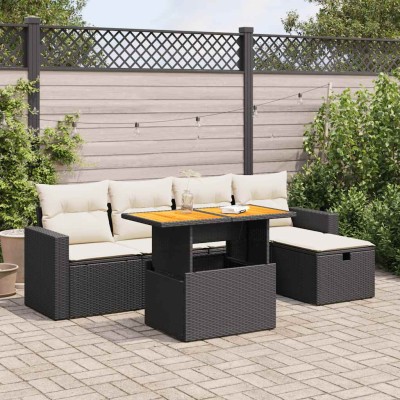 Garden set with cushions, 6...