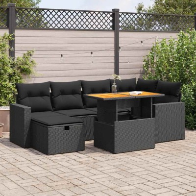 Garden set with cushions, 8...