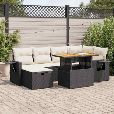 Garden set with cushions, 8...