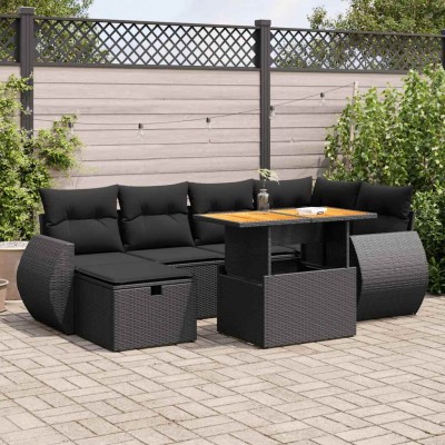 Garden set with cushions, 8...