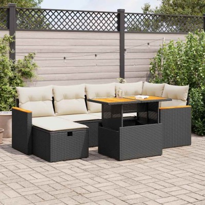Sofa set with cushions, 8...