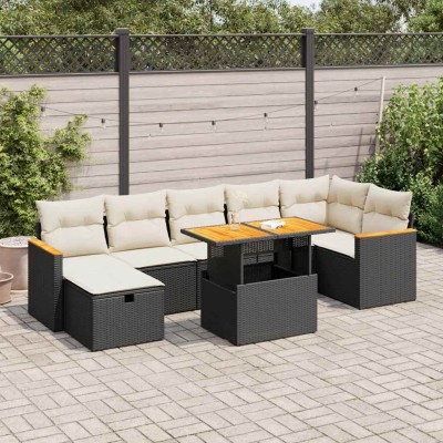 Garden set with cushions, 5...