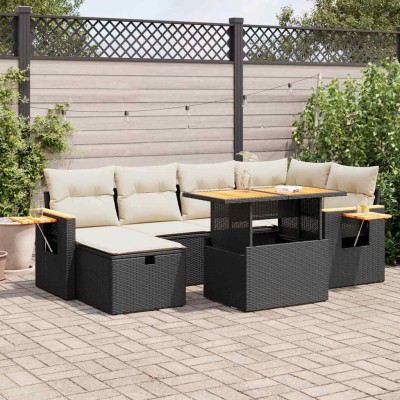 Sofa set with cushions, 8...