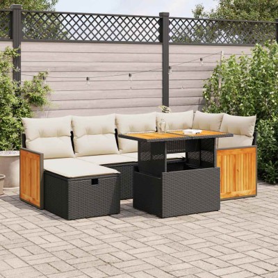 Sofa set with cushions, 8...