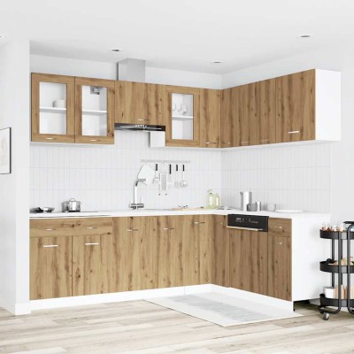 11-piece kitchen cabinet...