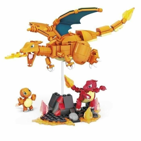 Konstruktsioon komplekt Megablocks Charmander Charmilion Charizard Pokémon 300 Tükid, osad