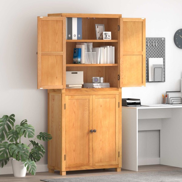 Storage furniture set with storage Brown Treated wood