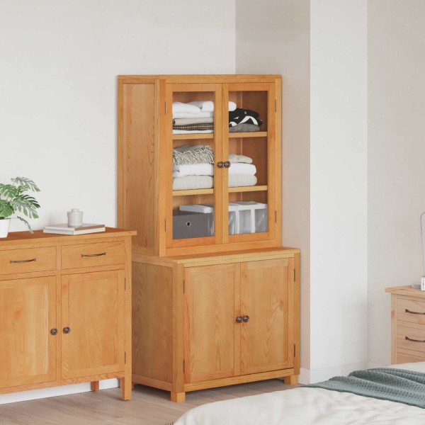 Storage furniture set with storage Brown Treated wood