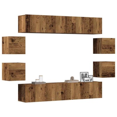 Wall-mounted TV cabinet...