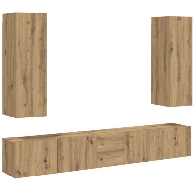 Artisan Oak 5 Piece Wall...