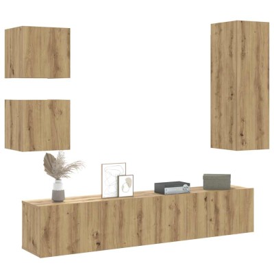 Artisan Oak 5 Piece Wall...