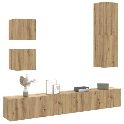 Artisan Oak 5 Piece Wall...