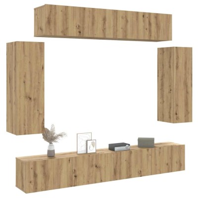 Artisan Oak 6 Piece Wall...