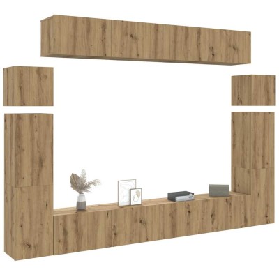 Artisan Oak 8 Piece Wall...