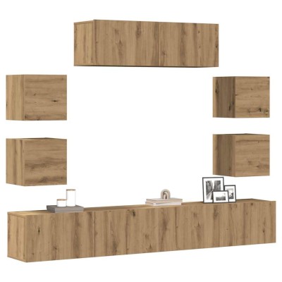 Artisan Oak 7 Piece Wall...