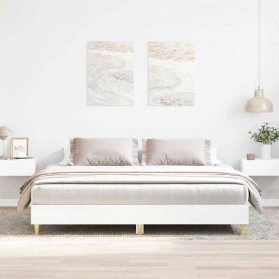Bed frame without mattress,...