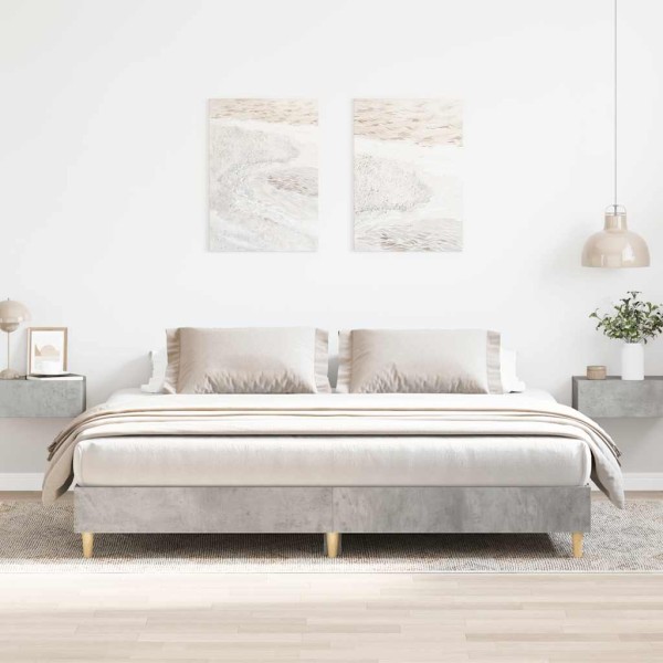 Bed frame without mattress, 180x200 cm, processed wood