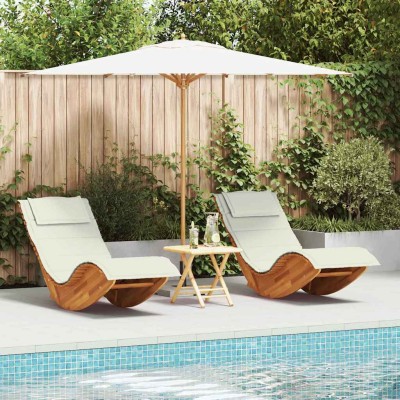 Sun lounger with pillow 2...