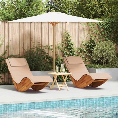 Sun lounger with pillow 2...