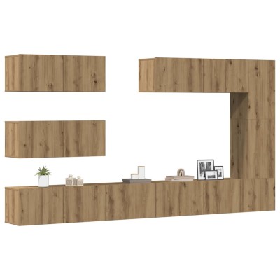 Artisan Oak 7 Piece Wall...