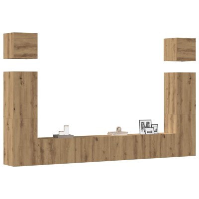 Artisan Oak 6 Piece Wall...