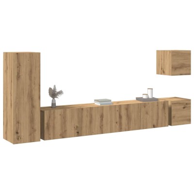 Artisan Oak 5 Piece Wall...