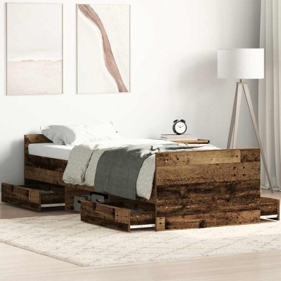 Bed frame Ancient wood 193...