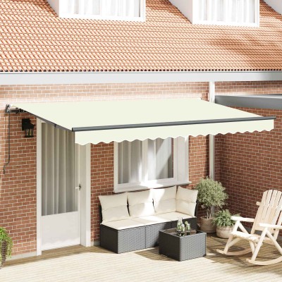 Retractable awning Cream...