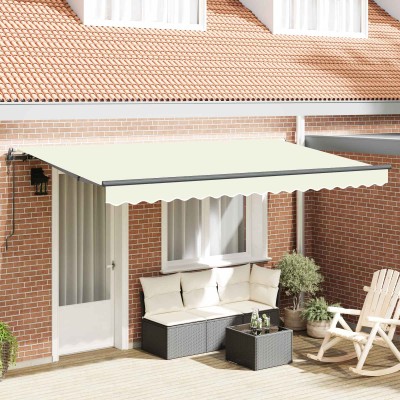 Retractable awning Cream...