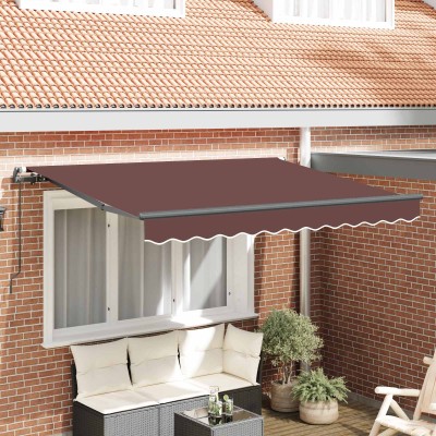 Retractable awning Brown...