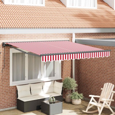 Awning frame Red and white...