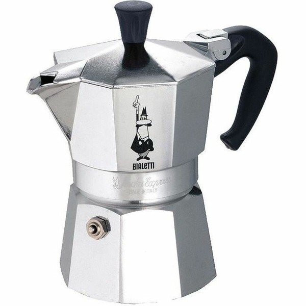 Итальянская Kофеварка Bialetti Moka Express Алюминий 3 Чашки