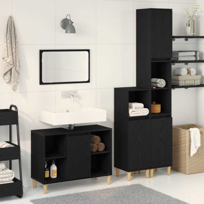 Bathroom furniture set with...