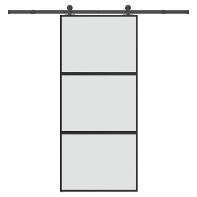Sliding door with equipment...